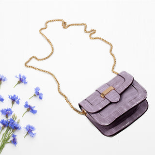 women bag/ purple 15 cm * 13 cm/ made in Turkey -7815