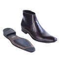 Formal winter shoes /  100% genuine leather -brown -6490