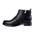 Formal winter shoes /  100% genuine leather -Black -6487