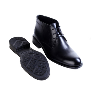 Buy black Formal winter shoes /  100% genuine leather -Black -6488
