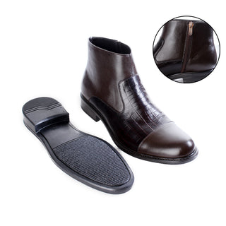 Buy brown Formal winter shoes /  100% genuine leather -brown-6495