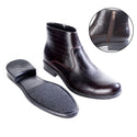 Formal winter shoes /  100% genuine leather -brown -6496