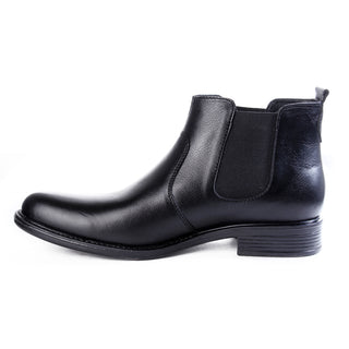 Formal winter shoes /  100% genuine leather -Black -6489