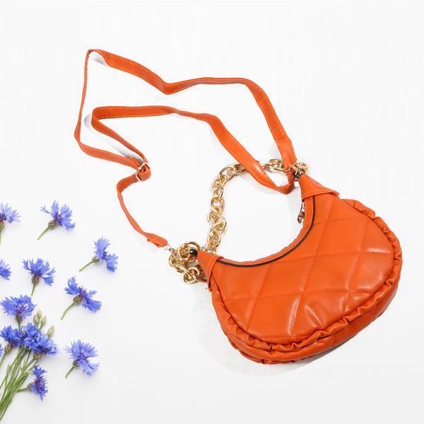 women bag/ orange 23 cm * 15 cm/ made in Turkey -7843