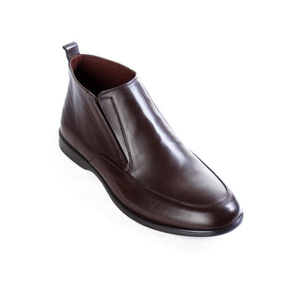 Formal winter shoes /  100% genuine leather -brown -6498
