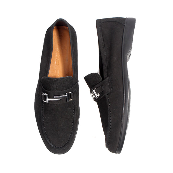 casual topsider shoes / black / made in Turkey -7782