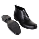 Formal winter shoes /  100% genuine leather -Black -6580