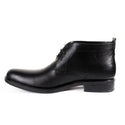 Formal winter shoes /  100% genuine leather -Black -6580