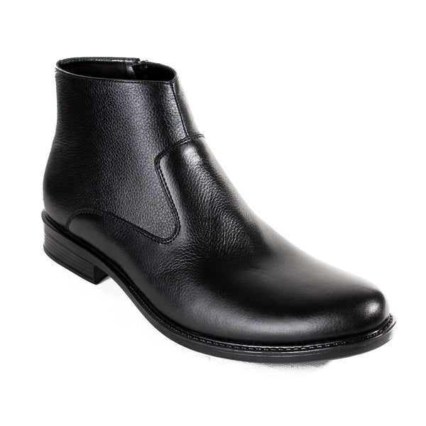 Formal winter shoes /  100% genuine leather -Black -6581