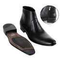 Formal winter shoes /  100% genuine leather -Black -6582