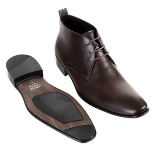 Buy brown Formal winter shoes /  100% genuine leather -brown -6585
