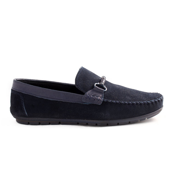 casual topsider shoes / navy / made in Turkey -7786