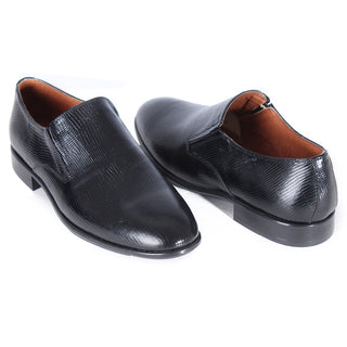 Formal shoes / 100% genuine leather – handmade black -6860