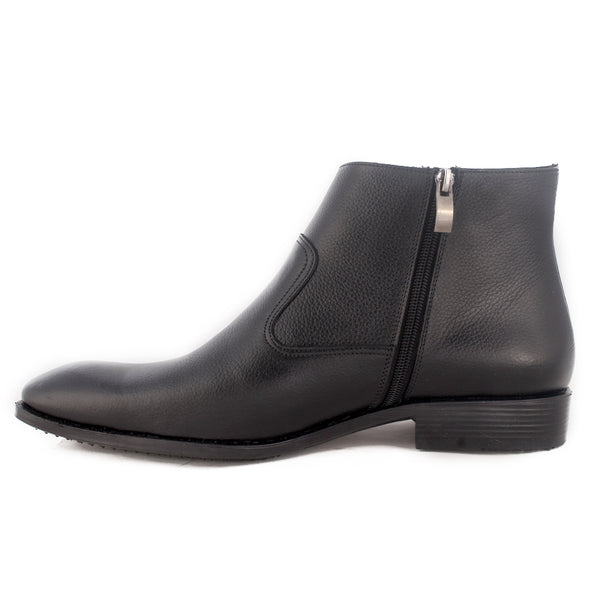 Winter shoes / 100% genuine leather -black -7884