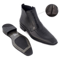 Winter shoes / 100% genuine leather -black -7885