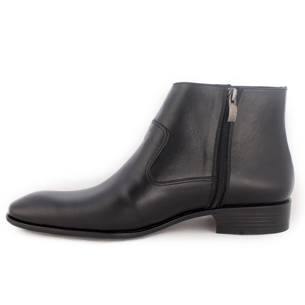 Winter shoes / 100% genuine leather -black -7886
