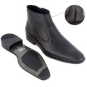 Winter shoes / 100% genuine leather -black -7887