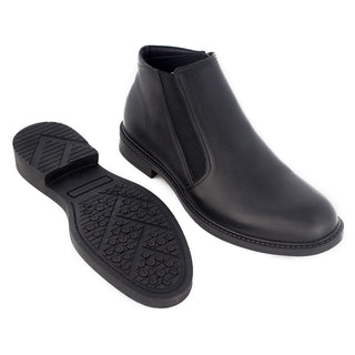 Winter shoes / 100% genuine leather -black -7888