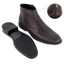 Winter shoes / 100% genuine leather -brown