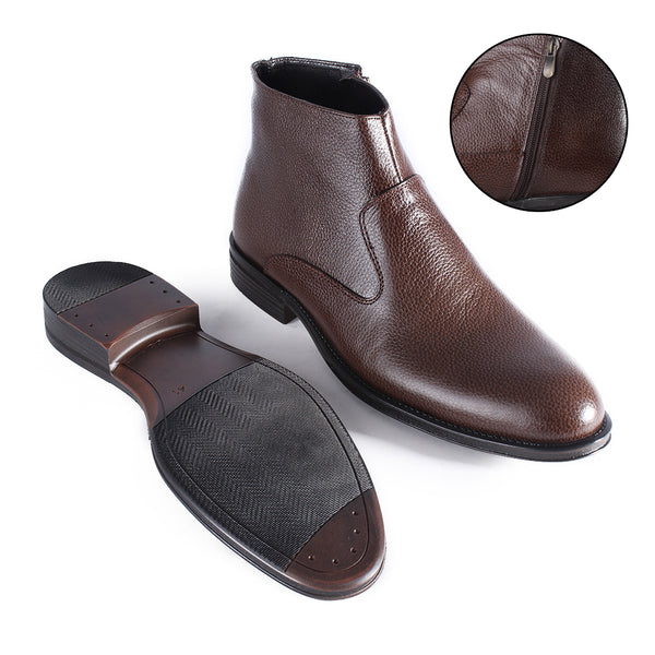 Formal  shoes /  100% genuine leather -brown-6897-