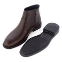Winter shoes / 100% genuine leather -brown -7896
