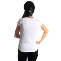 women t-shirt/ white/ cotoon + lycra/ made in Turkey -3401