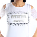 women t-shirt/ white/ polyester / made in Turkey -3442
