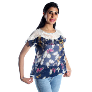 women blouse/ colored/ 100% cotton/ made in Turkey -3395