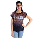 women t-shirt/ colored/ polyester+ viscose / made in Turkey -3423