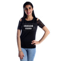 women t-shirt/ black/ cotoon / made in Turkey -3449