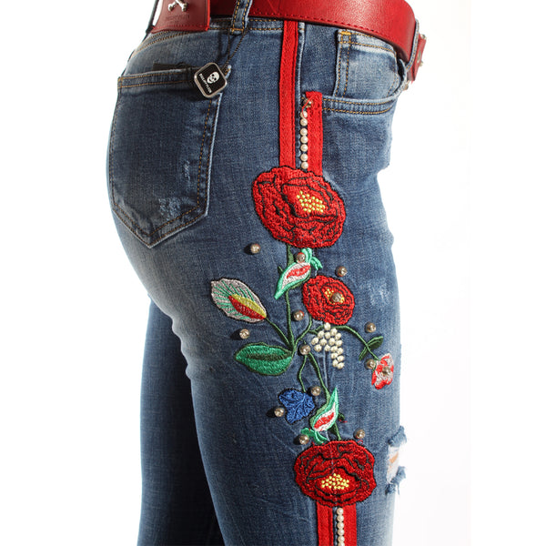 Skinny Jeans/ blue/ cotton/ made in Turkey -3461