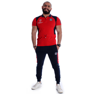 Men Training Suit Red / Navy -7018