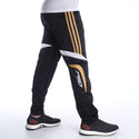 Men Black Solid Sports Track Pants-7017