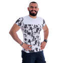 Men T-shirt- white / made in Turkey -3331
