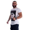 Men T-shirt- white / made in Turkey -3345
