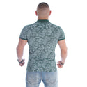 Men's polo t shirt styles- dark green / made in Turkey -3363