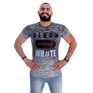Men T-shirt- gray / made in Turkey -3360