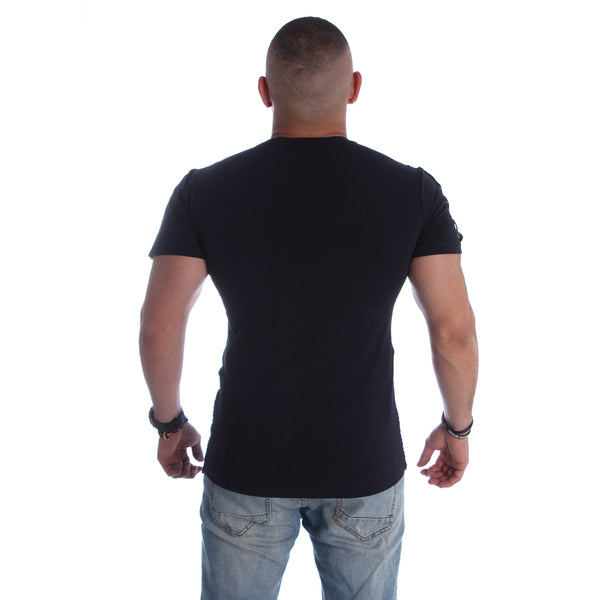 Men T-shirt- black / made in Turkey -3352