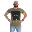 Men T-shirt- olive green / made in Turkey -3318