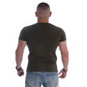 Men T-shirt- olive green / made in Turkey -3326