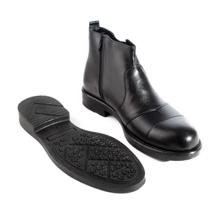 Buy black Formal winter shoes /  100% genuine leather -black -5967