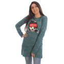 Women Autumn Winter Long Sleeve Tunic Blouse – Free Size -5858