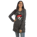 Women Autumn Winter Long Sleeve Tunic Blouse – Free Size -5857