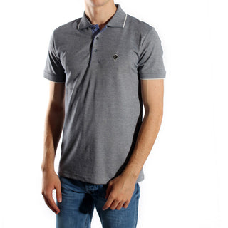 Buy gray Men's polo t shirt styles- gray / made in Turkey -3371