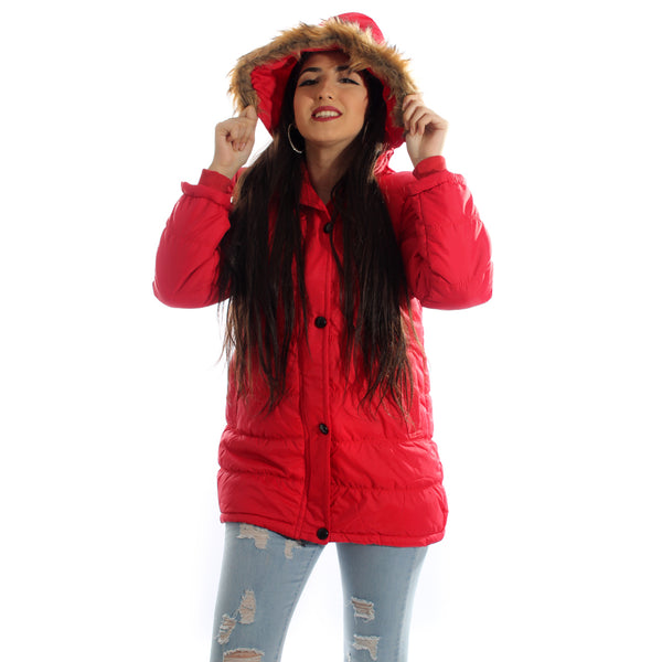 Women jacket/ colour red -4036