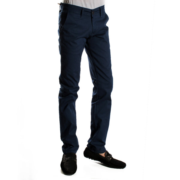 fabric pant- navy/ made in Turkey -3379