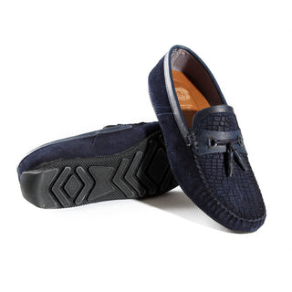 casual top sider shoes / navy / made in Turkey -3392