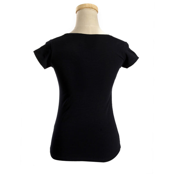 women t-shirt/ navy/ cotoon + lycra/ made in Turkey -3406