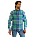 Men shirt- colored karohat  / made in Turkey -3307