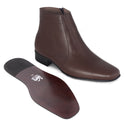 Winter shoes / 100% genuine leather -brown -7945